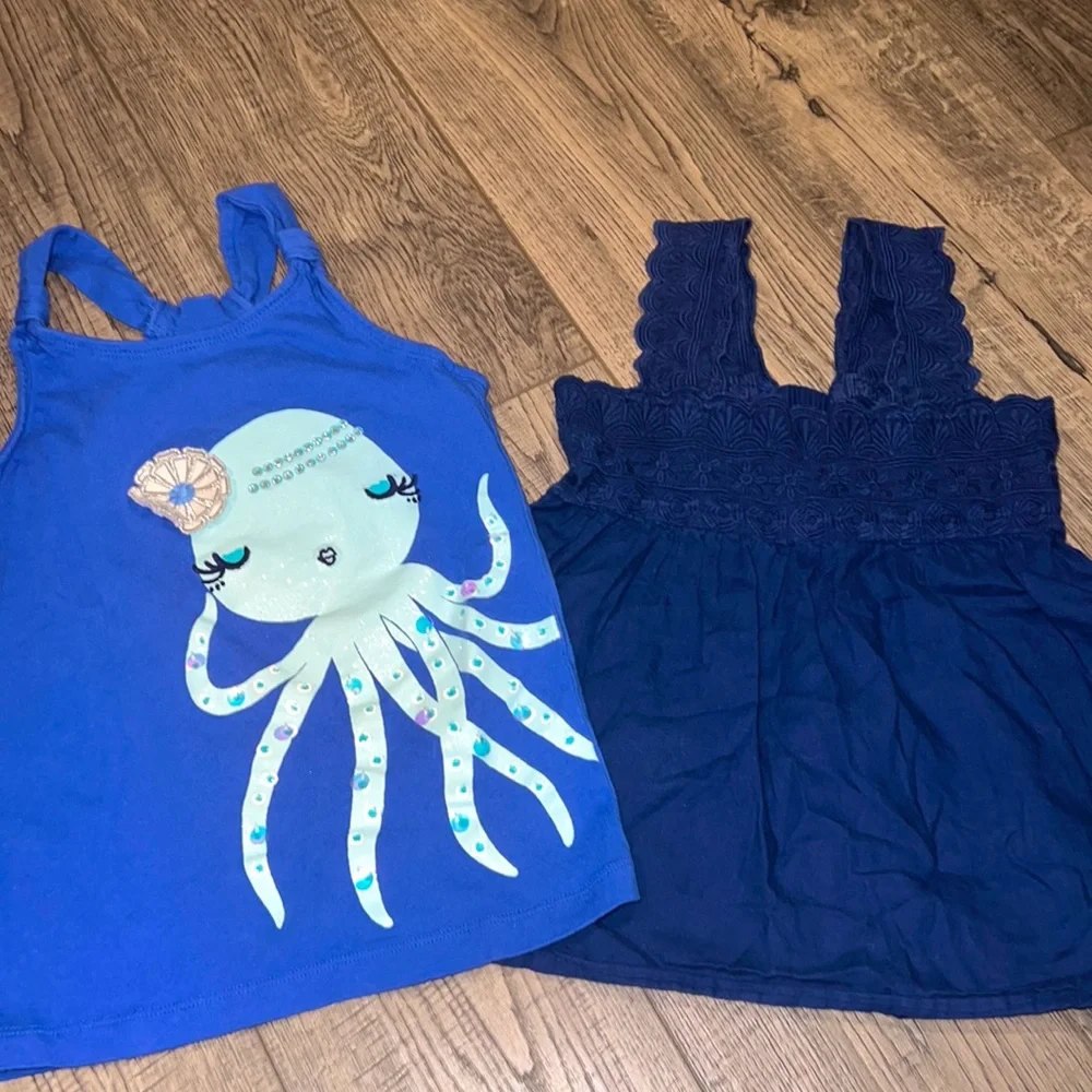 Gymboree 🐙 & Old Navy embroidered Tank Tops 6